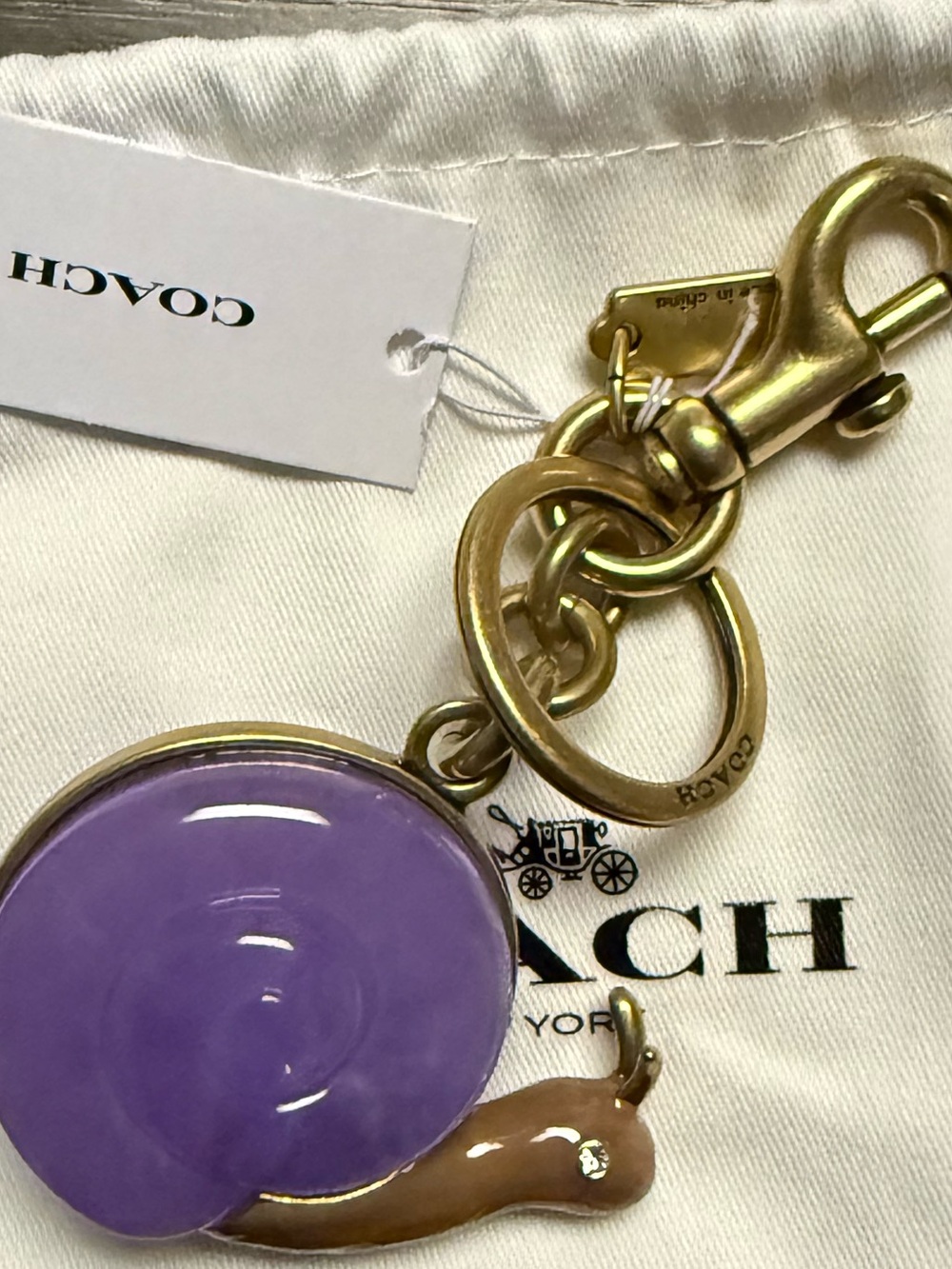 Coach Snail Bag Charm - Picture 7 of 7